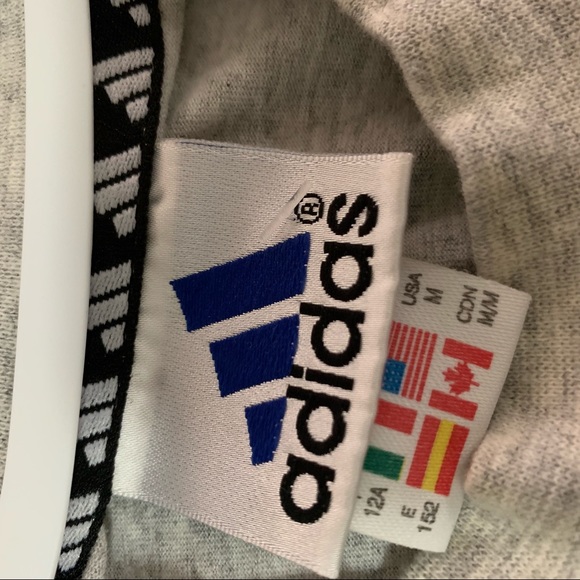 Adidas Grey Cropped T-Shirt - Picture 3 of 5